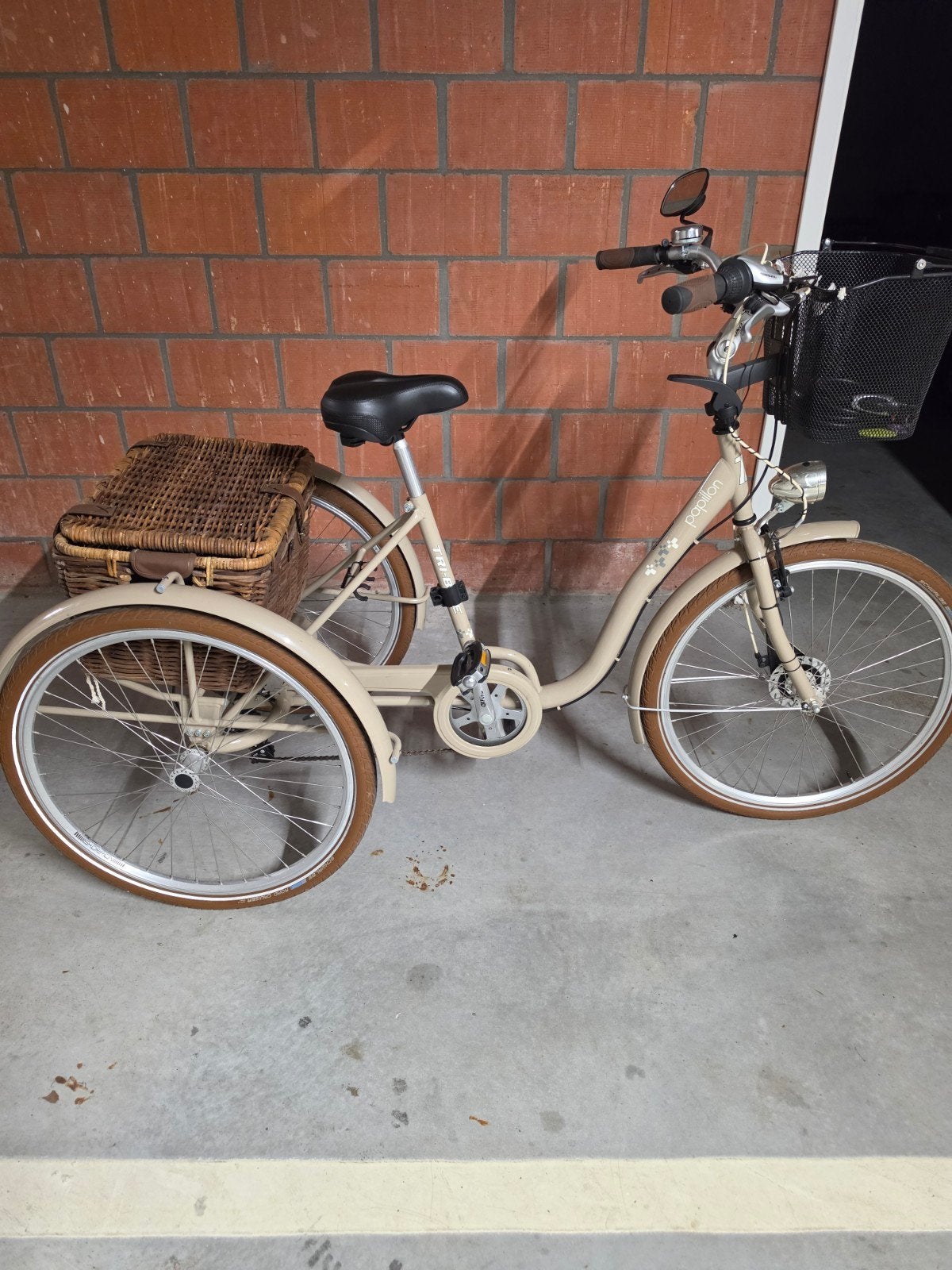 driewieler fiets met 7 versnelling, Ophalen