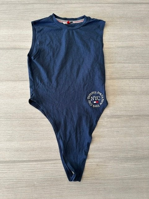 Body Tommy Jeans maat S (nr2433a), Kleding | Dames, Blauw, Ophalen of Verzenden, Zo goed als nieuw, Tommy Jeans