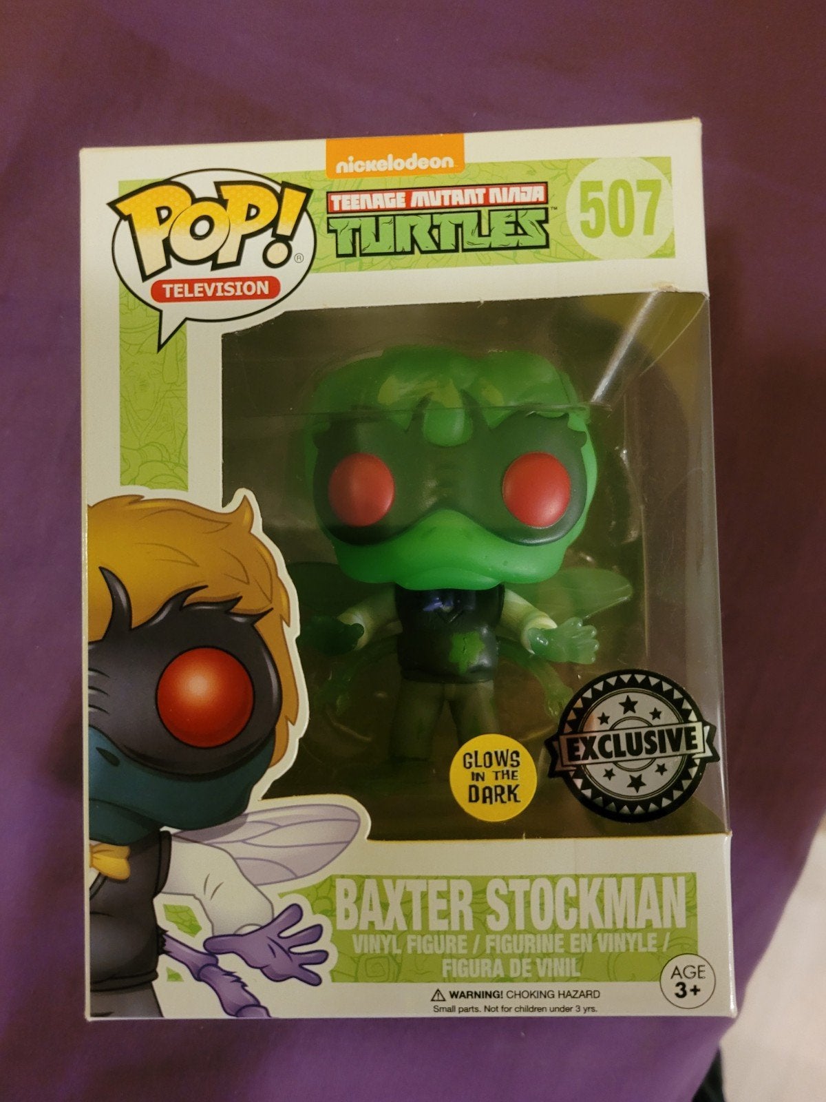 Funko Pop! TMNT: Baxter Stockman #507 GITD Exclusive - SDCC, Ophalen of Verzenden, Nieuw