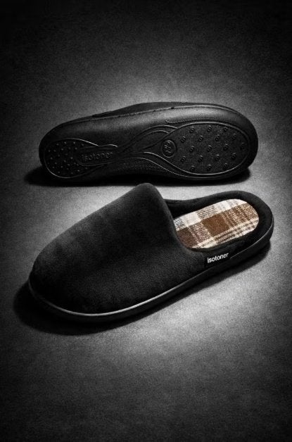 Isotoner - Pantoffels voor heren, maat 41., Ophalen, Isotoner, Zwart, Nieuw