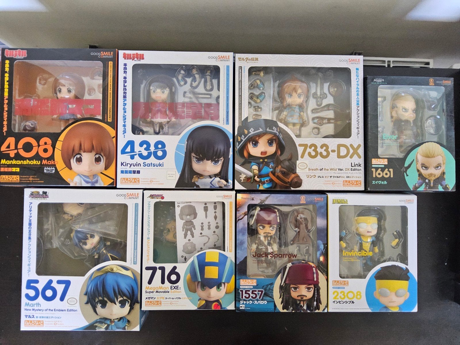 Nendoroid 8x: 408, 438, 567, 716, 733dx, 1557, 1661, 2308, Verzamelen, Ophalen of Verzenden, Zo goed als nieuw