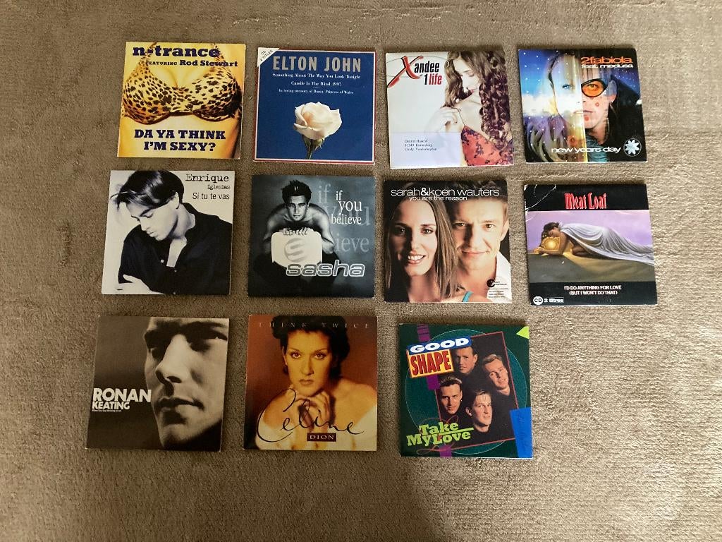 Single CD's te koop (1 euro per single CD), 2 t/m 5 singles, Ophalen of Verzenden, Zo goed als nieuw