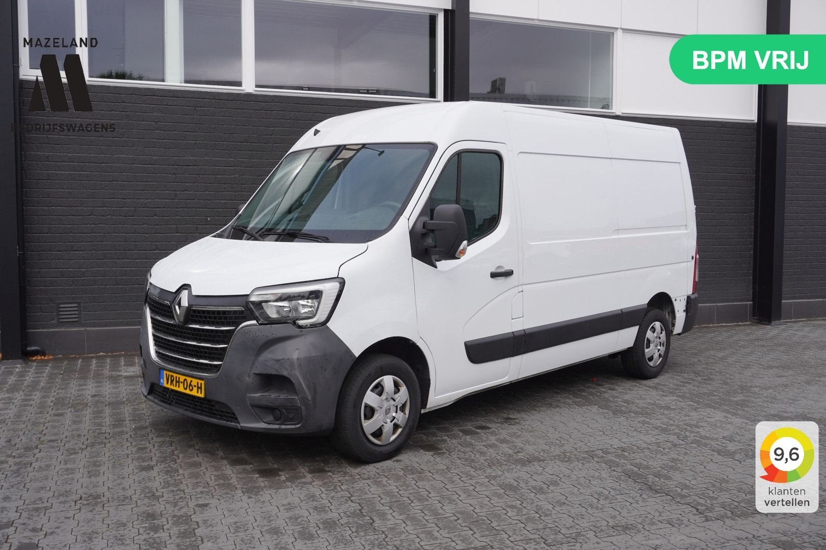 Renault Master 2.3 dCi 150PK L2H2 - EURO 6 - Airco - Cruise, Auto's, Bestelwagens en Lichte vracht, Parkeersensor, Renault, Wit