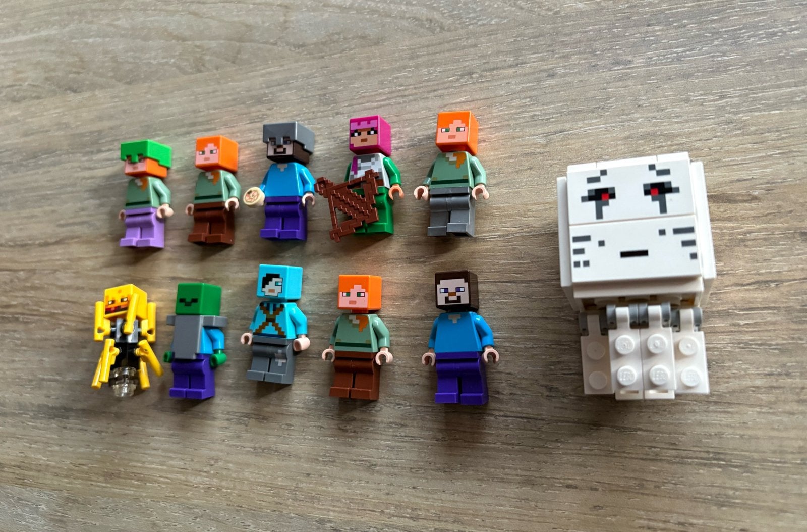 10 Lego minecraft minifiguren  18 euro vaste prijs, Ophalen of Verzenden, Zo goed als nieuw, Lego, Minecraft