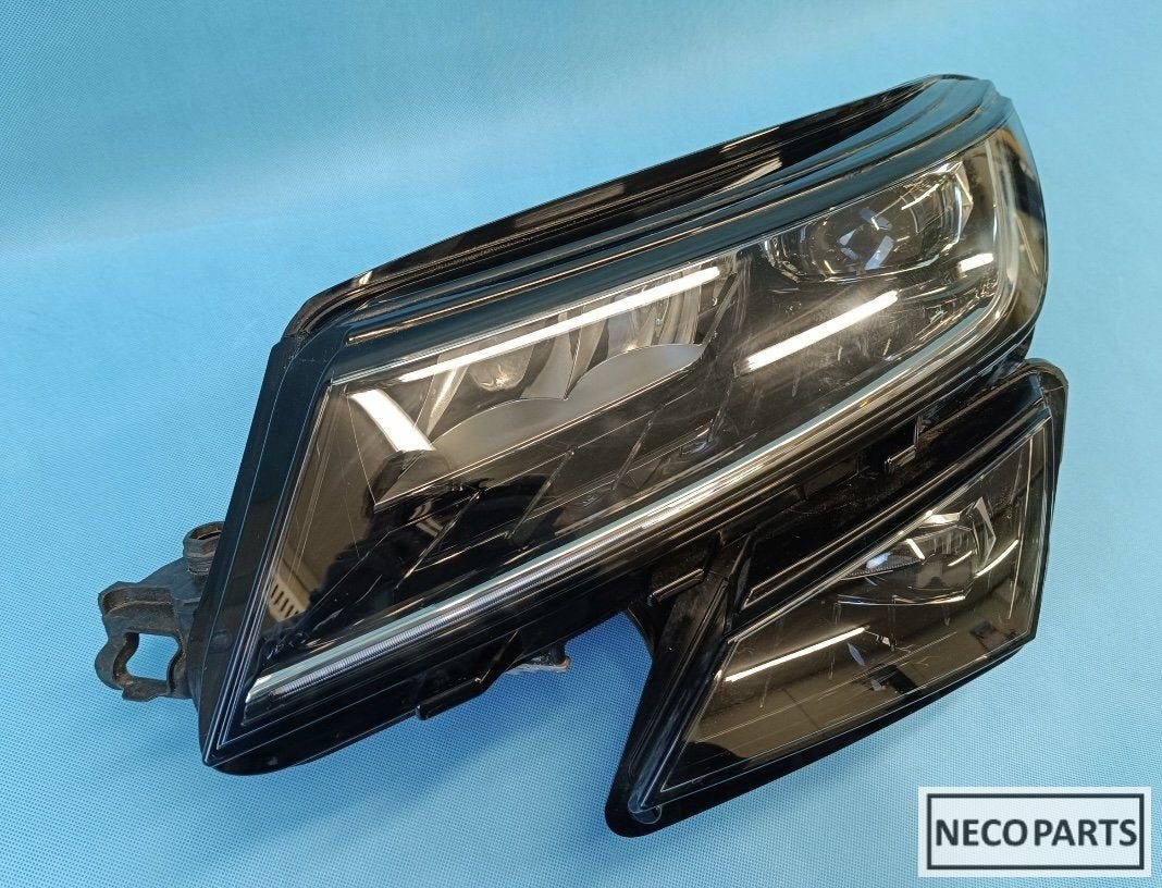 SKODA KODIAQ VOL LED KOPLAMP LINKS 566941015F ALLESLEVERBAAR, Gebruikt, -, -, Ophalen of Verzenden