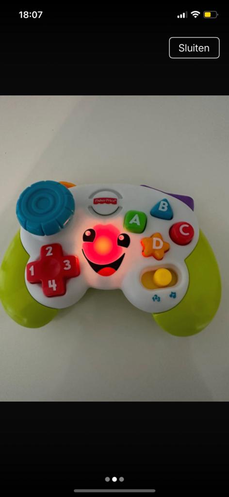 PROMO Fisher-Price Spelenderwijs Leren Game Controller, Ophalen of Verzenden, Zo goed als nieuw
