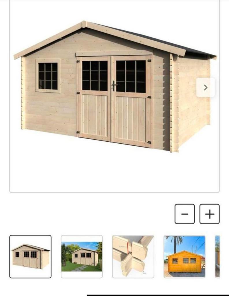 NIEUW!! Torcal tuinhuisje 4mx3m 34mm NIEUW!!, Ophalen, Hout, Tuinhuis