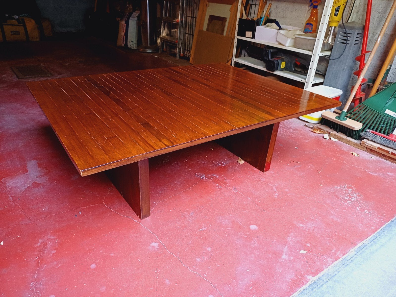 vintage salontafel bamboo Axel Vervoordt, Enlèvement
