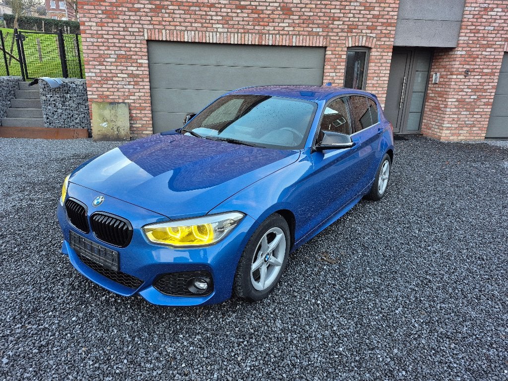 BMW F20 116D LCI, Auto's, Blauw, Alcantara, Particulier, 3 cilinders