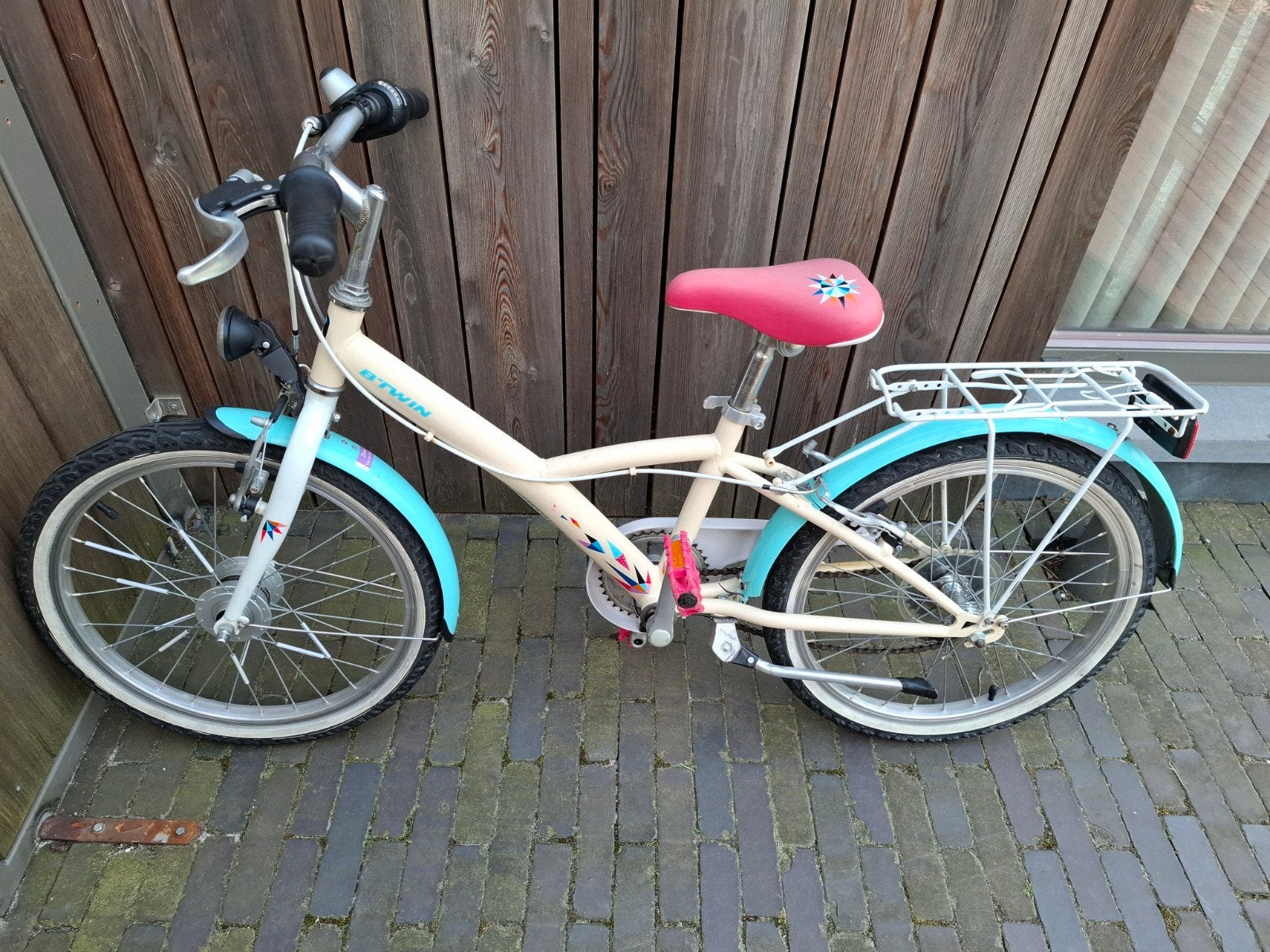 Meisjes fiets, Fietsen en Brommers, Fietsen | Meisjes, Ophalen, Versnellingen, Zo goed als nieuw, Decathlon