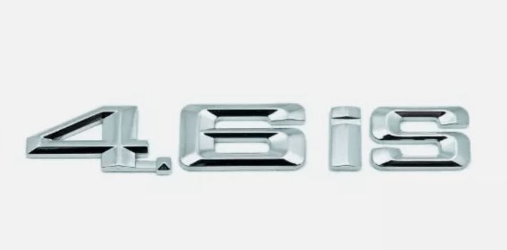Embleem sierschrift spadbord 4,6 iS BMW X5 serie E53 5114705, Neuf, -, -, Enlèvement ou Envoi