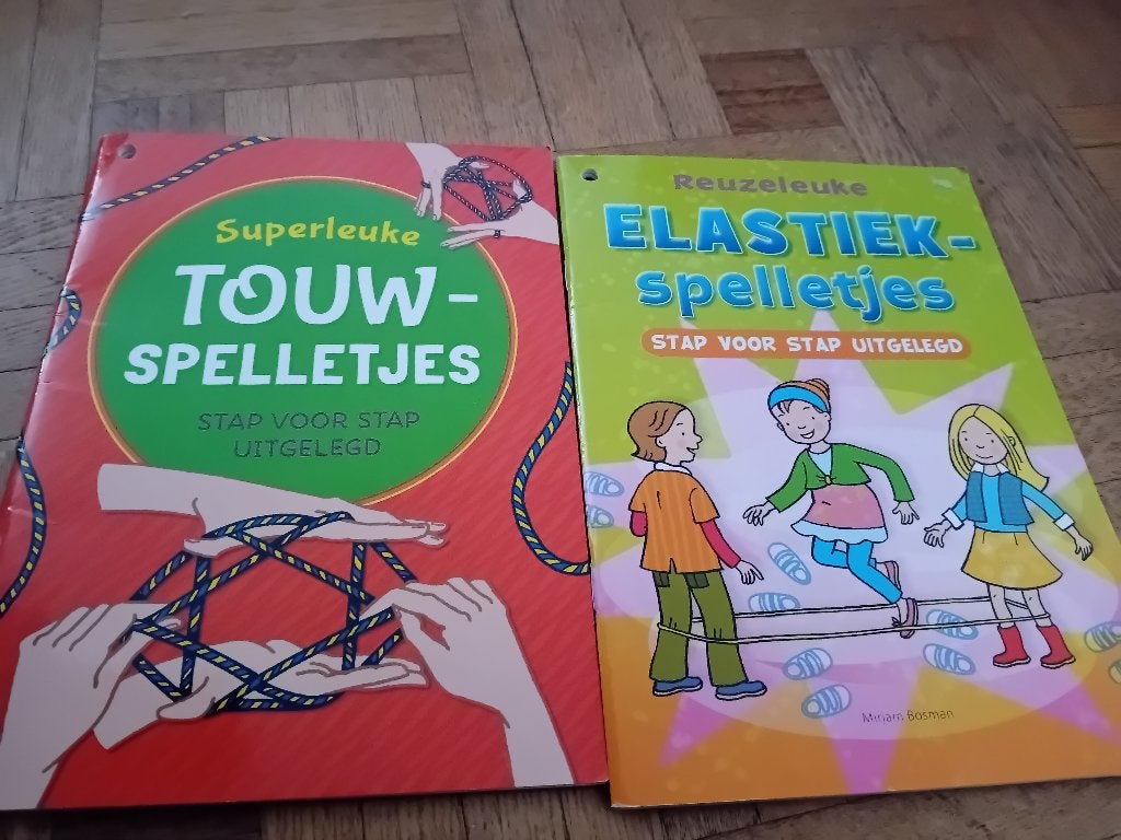 Touw spelletjes elastiek spelletjes, Ophalen of Verzenden