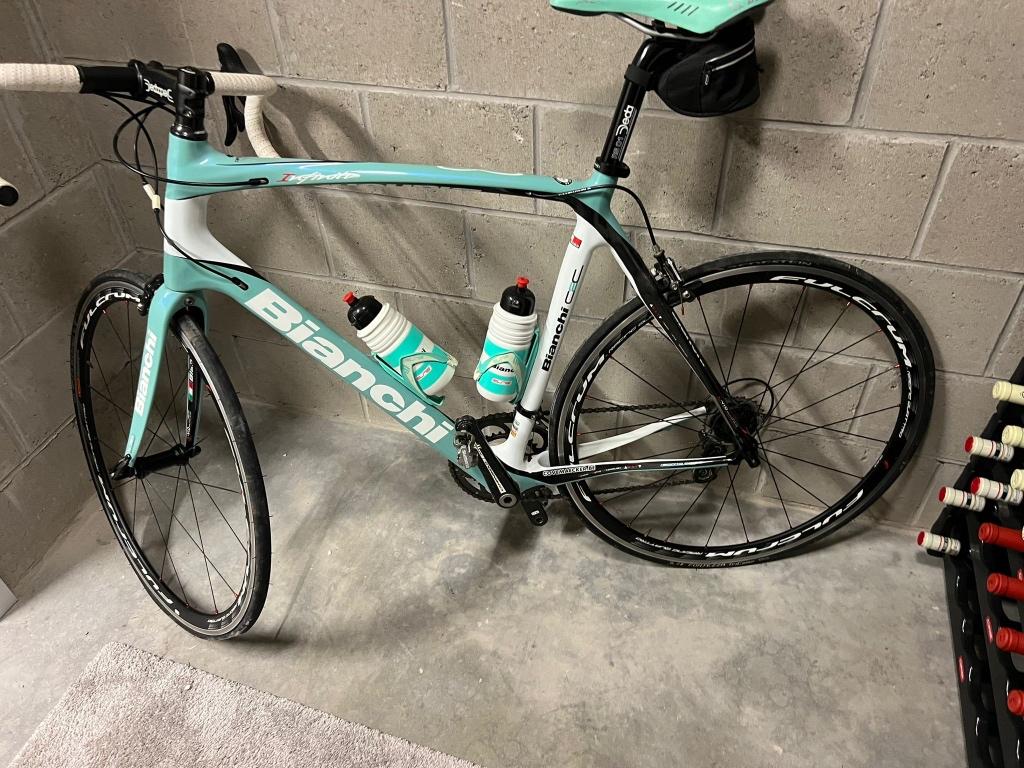 Bianchi, Carbon, Heren, Zo goed als nieuw, 61 tot 65 cm