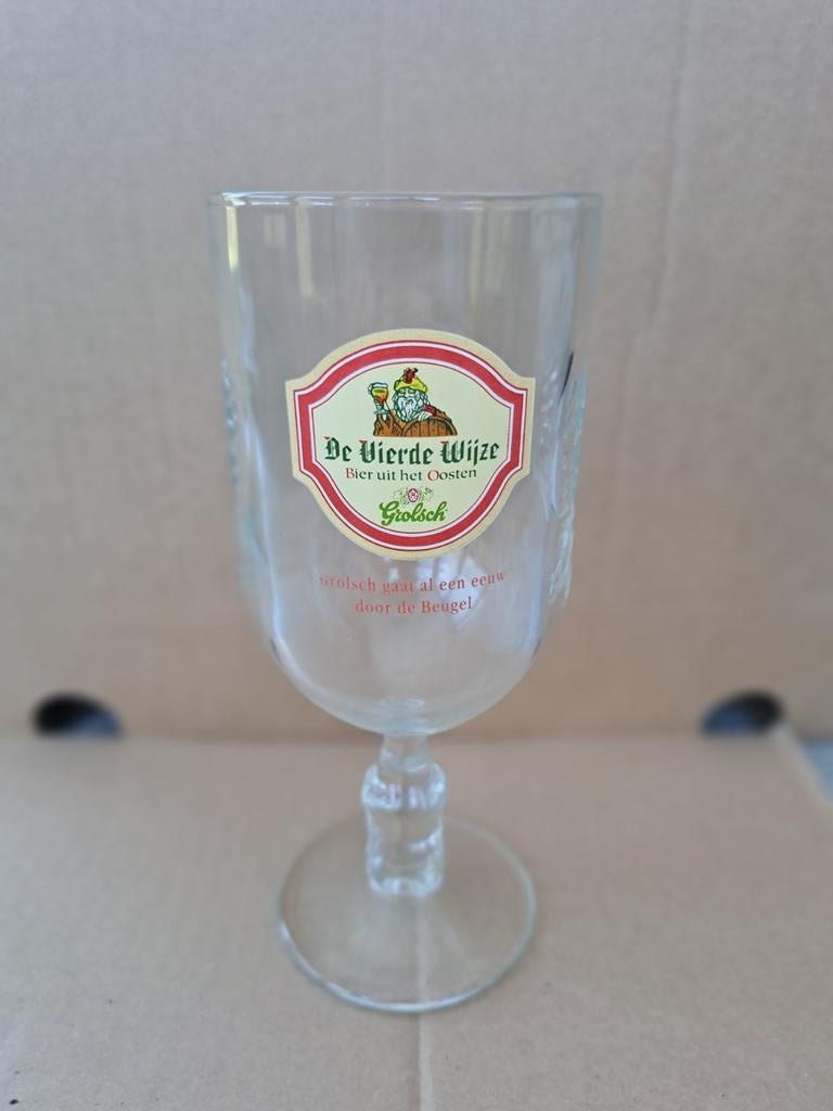 5 verschillende thema glazen van het bier GROLSCH., Collections, Marques de bière, Enlèvement ou Envoi, Neuf, Verre ou Verres