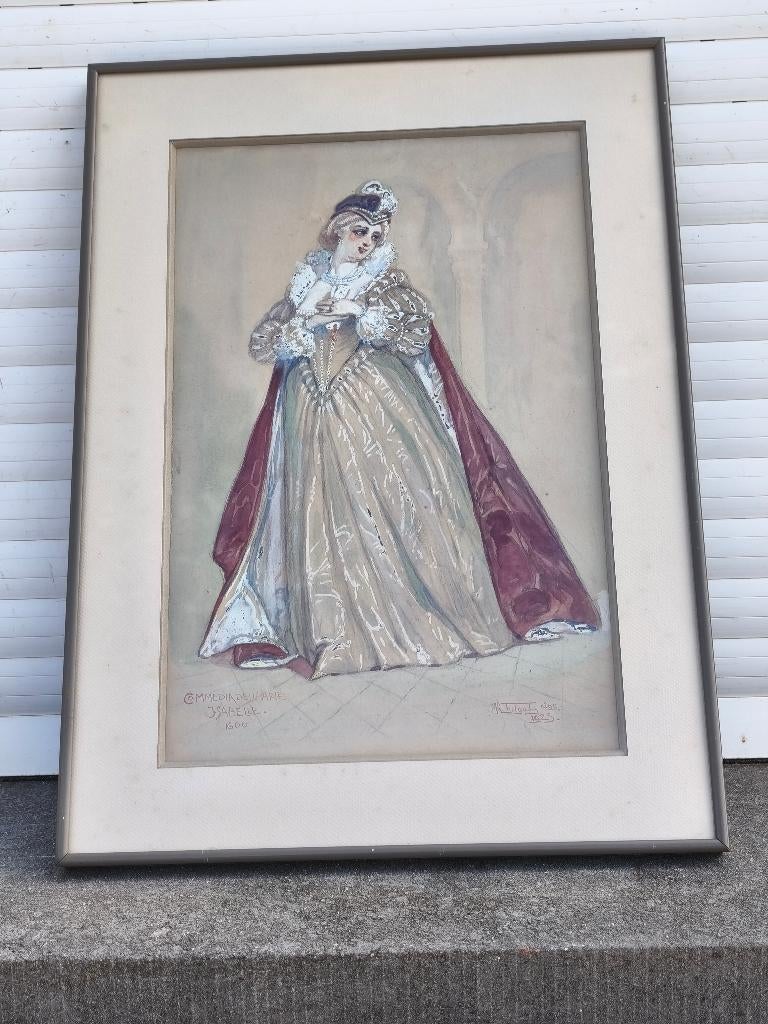 Aquarelle signe medard tytgat, Antiquités & Art, Art | Peinture | Classique, Enlèvement ou Envoi