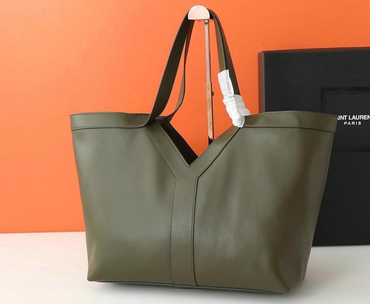 Stijlvolle YSL-stijl Leren Shopper, Handtassen en Accessoires, Tassen | Damestassen, Shopper, Ophalen of Verzenden
