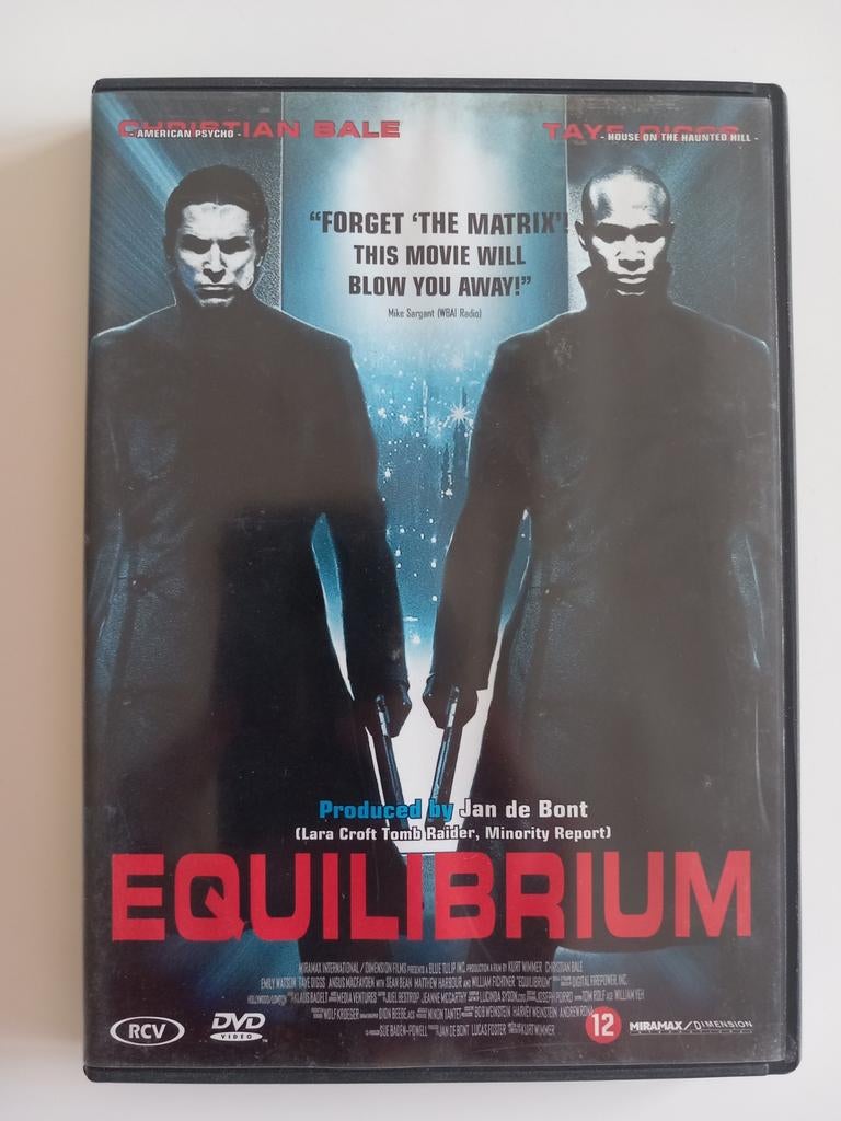 Dvd Equilibrium (Actiethriller), Ophalen of Verzenden, Actiethriller