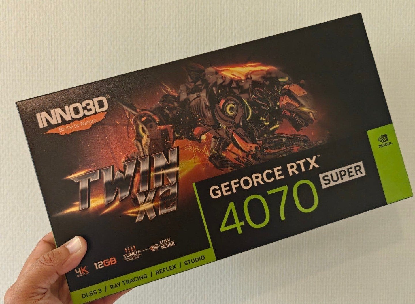 RTX 4070 SUPER, Informatique & Logiciels, Cartes vidéo, Enlèvement ou Envoi, GDDR6, Utilisé, HDMI
