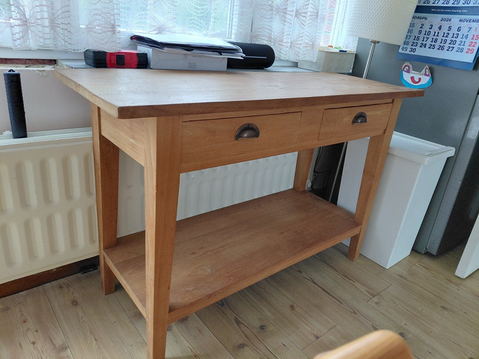 Wandtafel, Ophalen, Zo goed als nieuw, Eikenhout