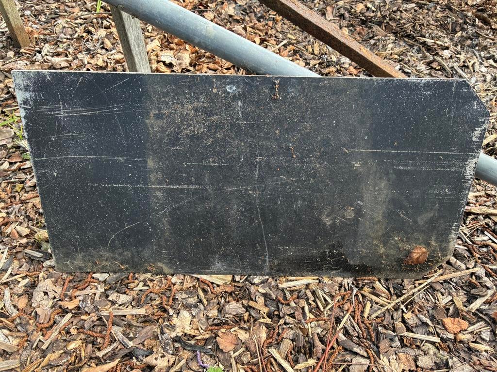 Zwarte lei 60x30 cm, Doe-het-zelf en Bouw, Dakpannen en Dakbedekking, Ophalen, Overige materialen, Zwart, Overige typen