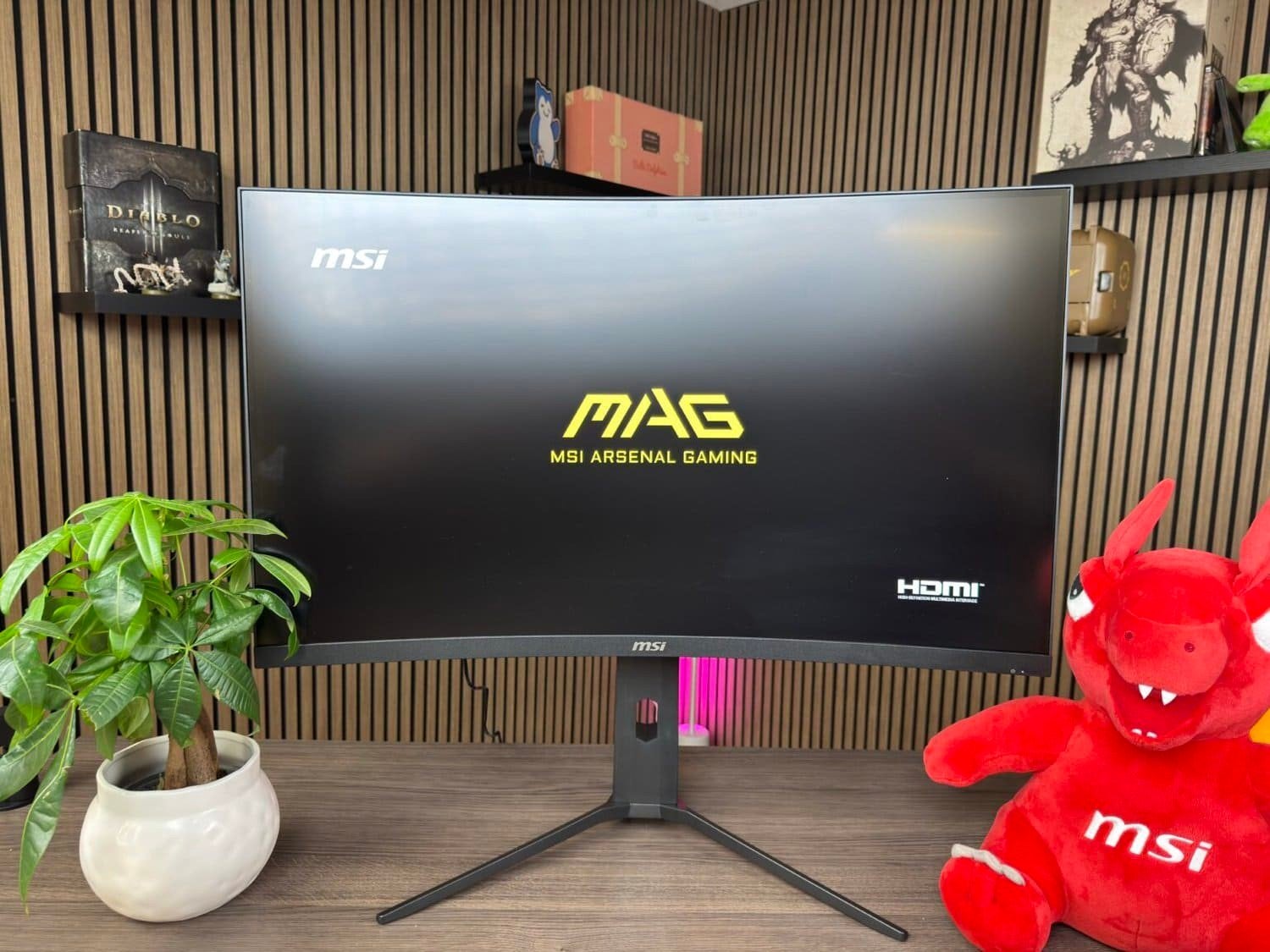 MSI 321CUPDF, Computers en Software, HD, VA, Ophalen of Verzenden, DisplayPort