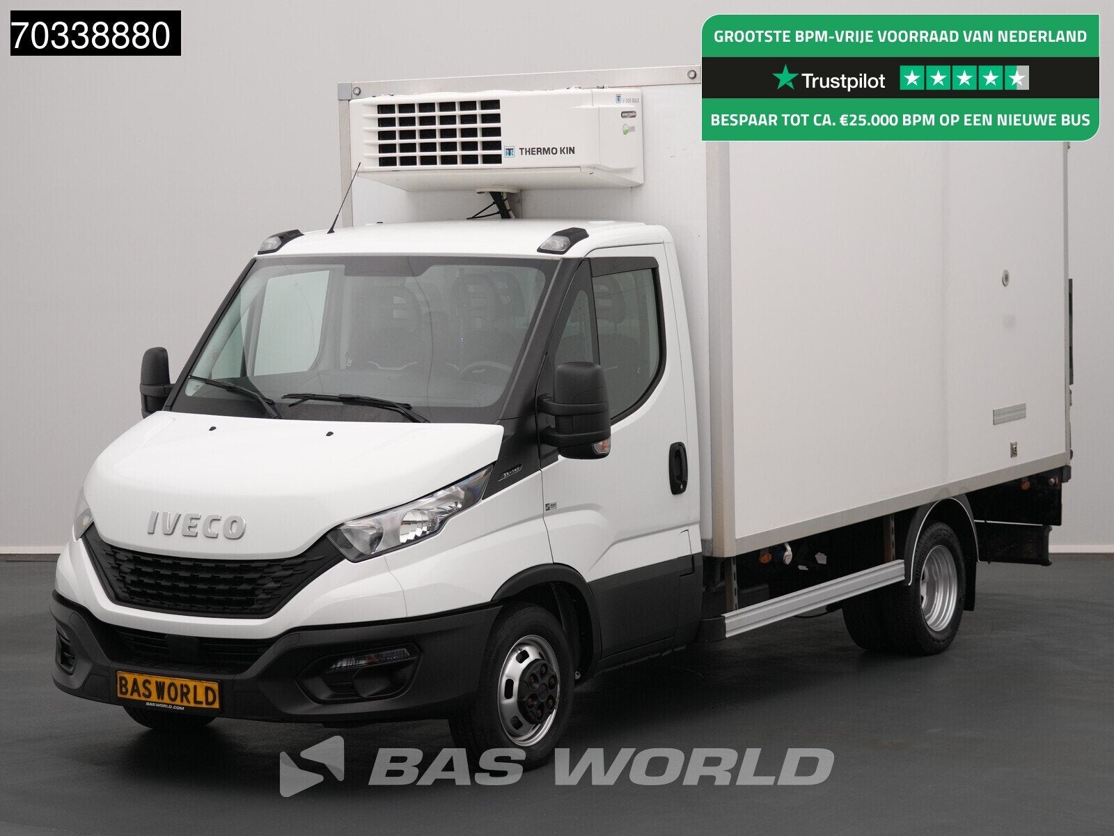 Iveco Daily 35C14 Koelwagen Vriezer Thermo King V-500-MAX 23, Stof, Gebruikt, Euro 6, Iveco