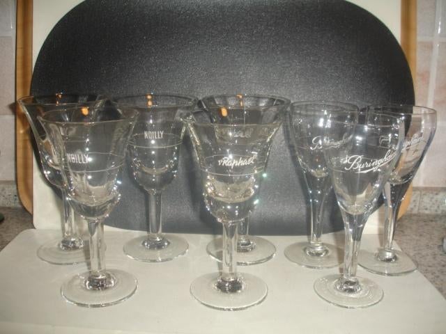 Apero glazen Noilly, St. Raphael en Buringham, € 1,00 stuk, Verzamelen, Ophalen of Verzenden, Zo goed als nieuw, Overige typen