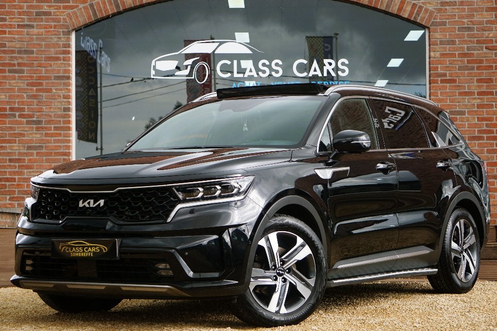 KIA SORENTO 1.6 TGI AWD 7PL CAM360 PANO CARNET GARANTIE 2030, Auto's, Kia, Automaat, Leder, Bedrijf, Hybride Elektrisch/Benzine