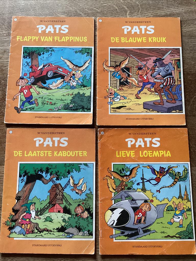 Pats, Boeken, Stripverhalen, Meerdere stripboeken, Ophalen of Verzenden, Gelezen