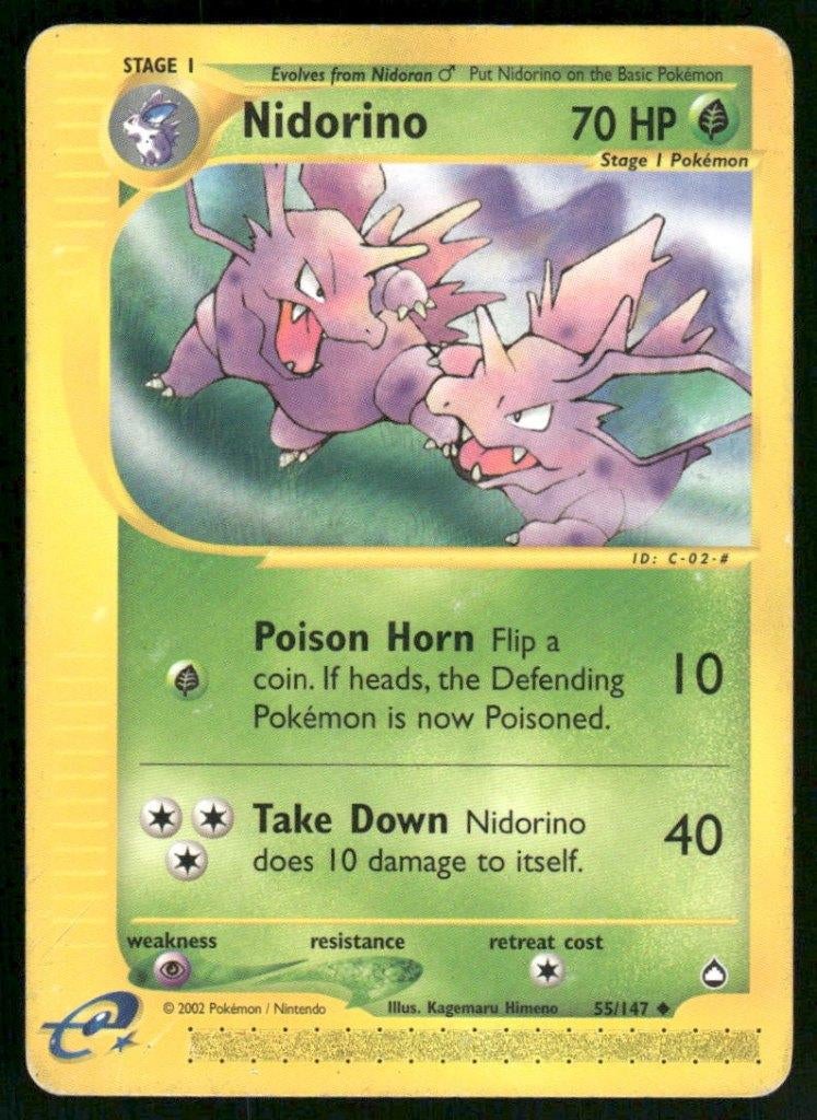 Nidorino 55/147 - Aquapolis, Hobby en Vrije tijd, Verzenden, Gebruikt