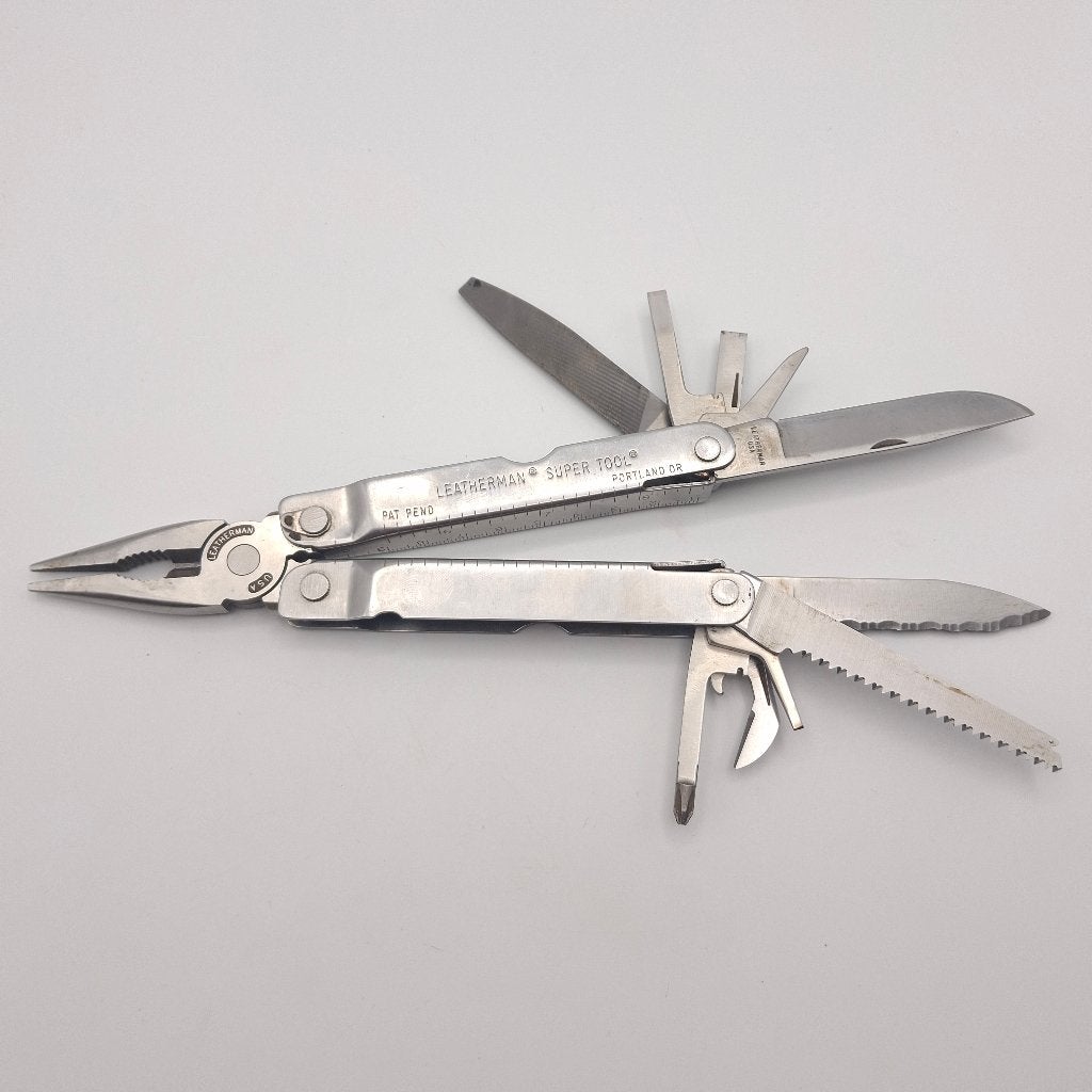 Leatherman Super tool 1st Gen multitool, Caravans en Kamperen, Ophalen of Verzenden, Zo goed als nieuw