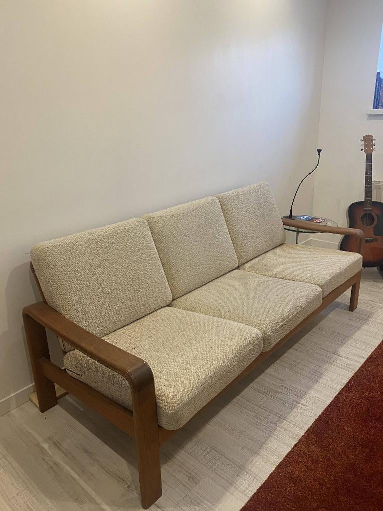 Vintage Sofa - Danish Mid Century 1960s, Ophalen, Gebruikt, Mid Century Danish, Driepersoons