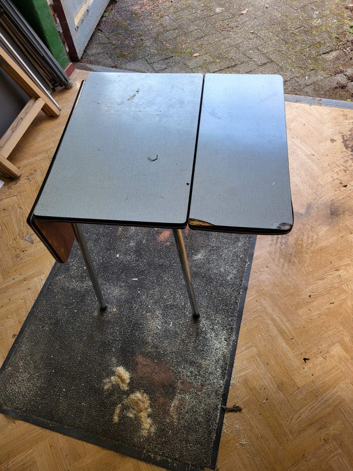 Vintage formica klaptafeltje., Ophalen