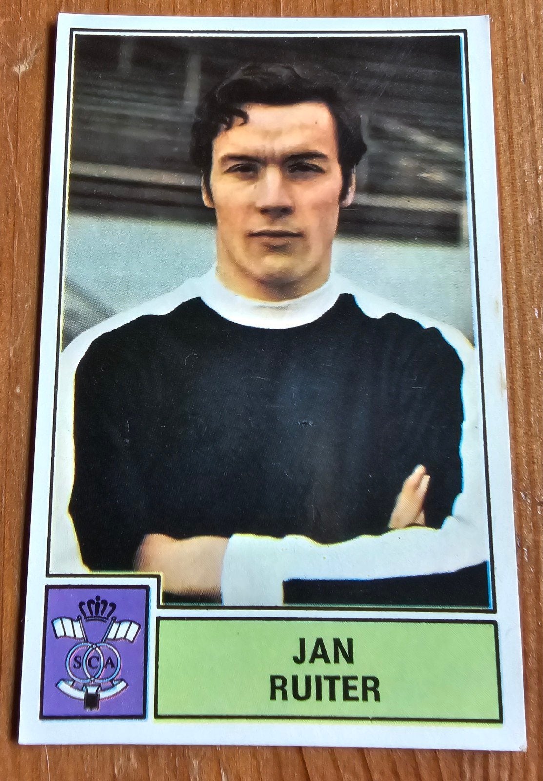 Panini Football 1972-73 #9 Jan Ruiter SC Anderlecht Voetbal!, Enlèvement ou Envoi, Comme neuf, Autocollant