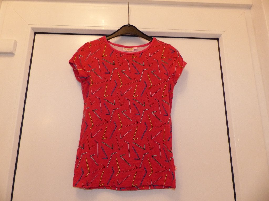 T-shirt rose à manches courtes Someone - taille 140, Enlèvement ou Envoi, Chemise ou À manches longues, Fille, Someone