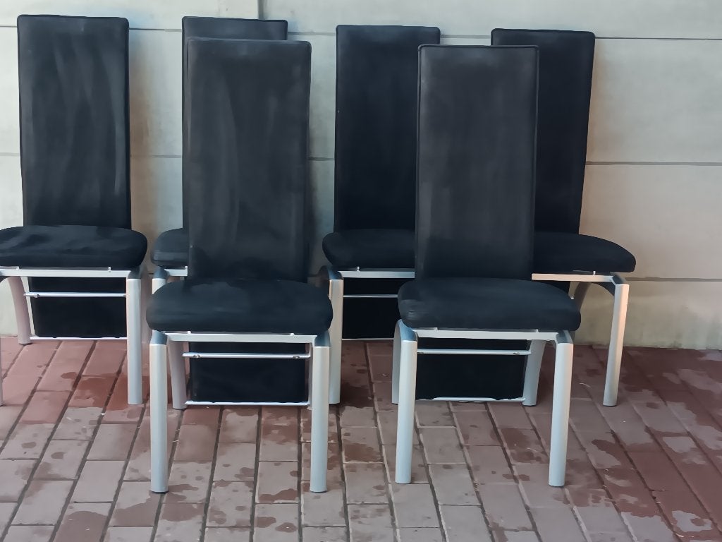 Série de 6 chaises de salon !, Maison & Meubles, Comme neuf, Enlèvement, Cinq, Six Chaises ou plus, Noir