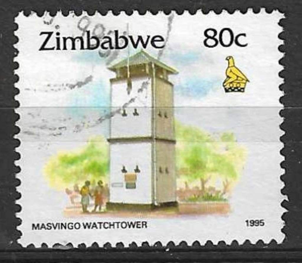 Zimbabwe 1995 - Yvert 323 - Uitkijktoren van Masvingo (ST), Verzenden, Zimbabwe, Gestempeld