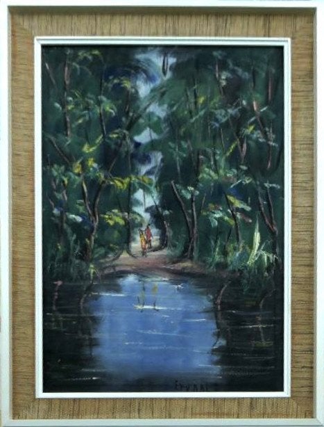 Tableau "La descente au lac", Enlèvement