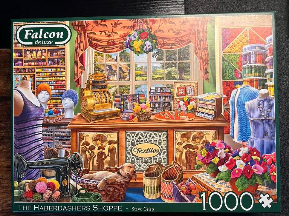 Falcon de luxe puzzel - 1000 stukjes, Hobby en Vrije tijd, Ophalen, Zo goed als nieuw