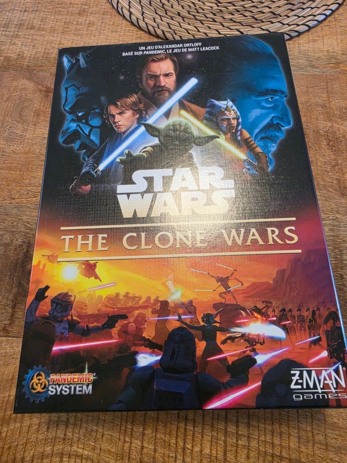 Star Wars Clone Wars Boardgame (French), Vijf spelers of meer, Ophalen of Verzenden, Zo goed als nieuw, Z-man games