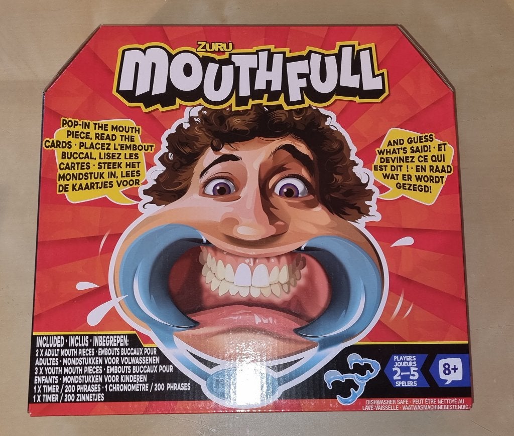 gezelschapsspel mouthfull, Ophalen, Zo goed als nieuw