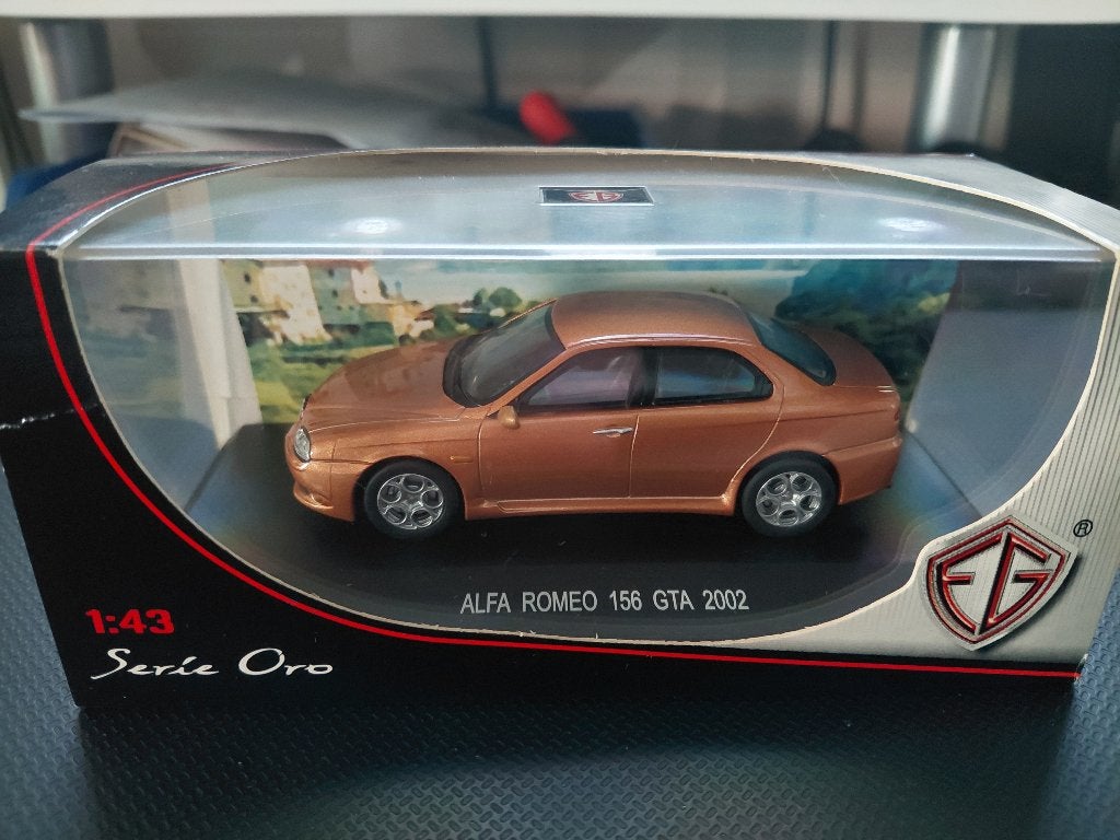 EG EDS807221G Alfa Romeo 156 GTA 2002 Brons 1:43, Ophalen of Verzenden, Nieuw, Auto, Overige merken
