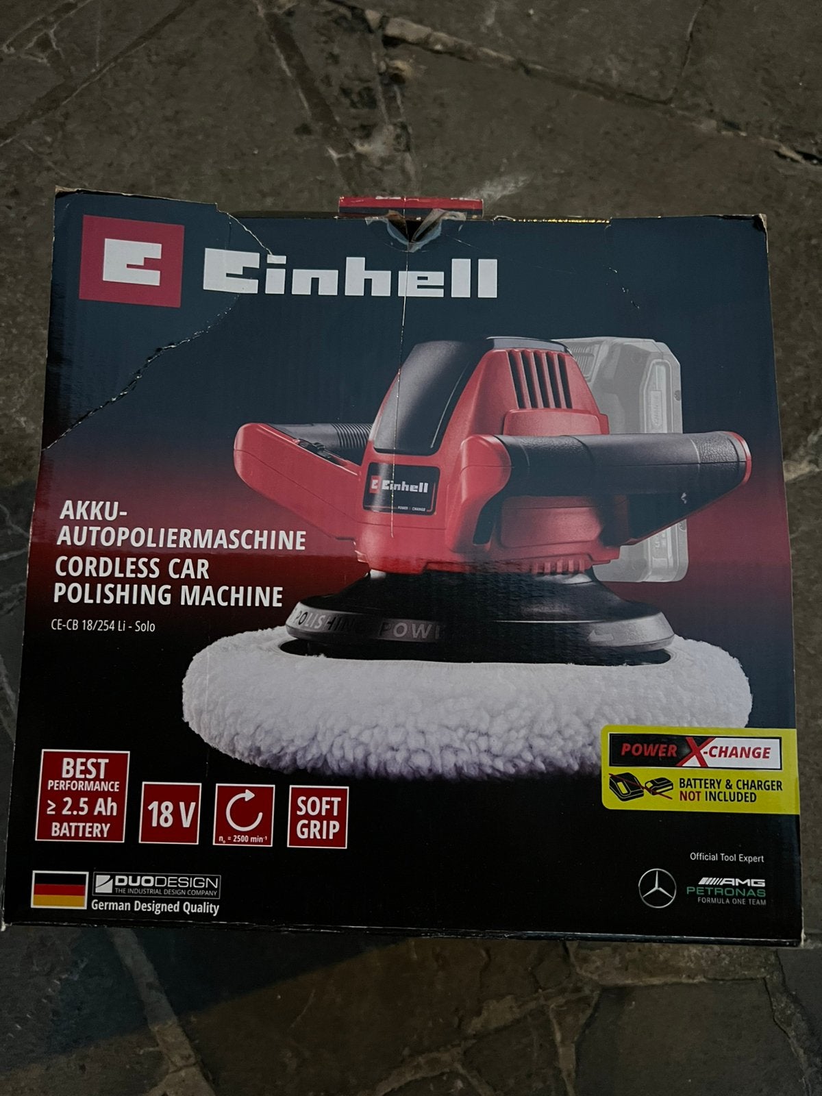 Einhell polijstmachine + batterij, Ophalen, Gebruikt