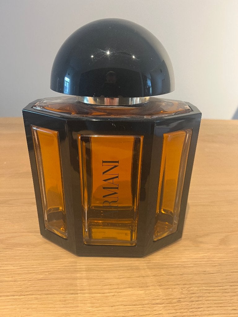 Armani XXL parfum fles, Glas, Ophalen of Verzenden, Zo goed als nieuw