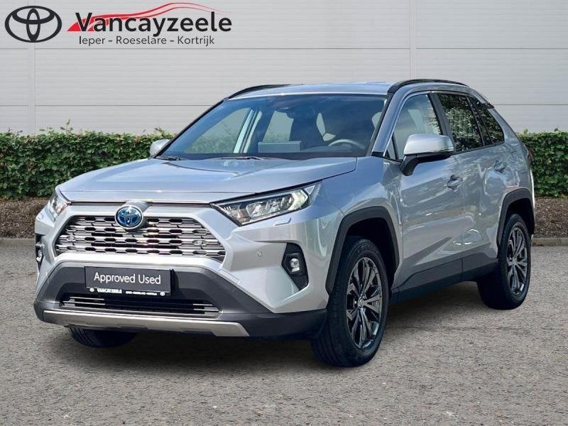 Toyota rav4 Dynamic Plus+leder+EV zetels+cam+gps+sens V+A, Auto's, Toyota, USB, 161 kW, 5 deurs, Hybride Elektrisch/Benzine