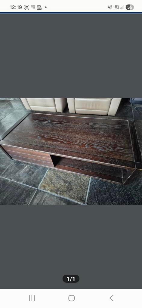 Houten salontafel, Ophalen of Verzenden