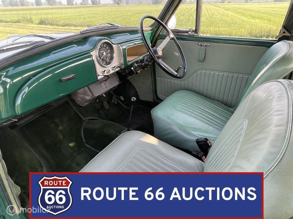 Morris Minor 1000 Traveller | 1969 | Route 66 Auctions, Auto's, Oldtimers, Overige merken, Zwart, Bedrijf, Handgeschakeld