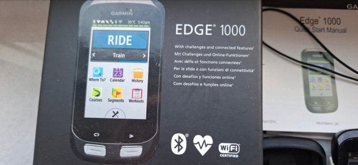 Garmin Edge 1000, Vélos & Vélomoteurs, Accessoires vélo | Compteurs de vélo, Enlèvement ou Envoi