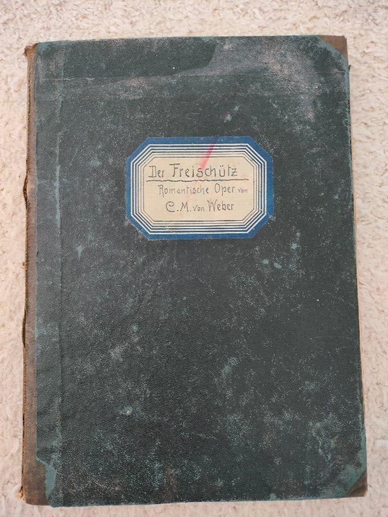 Der Freischütz - C.M. von Weber, partition, voix et piano, Musique & Instruments, Enlèvement ou Envoi, Utilisé, Artiste ou Compositeur