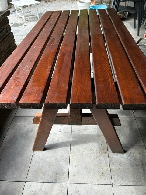 Mobilier de jardin, Enlèvement, Utilisé, Rectangulaire, Bois